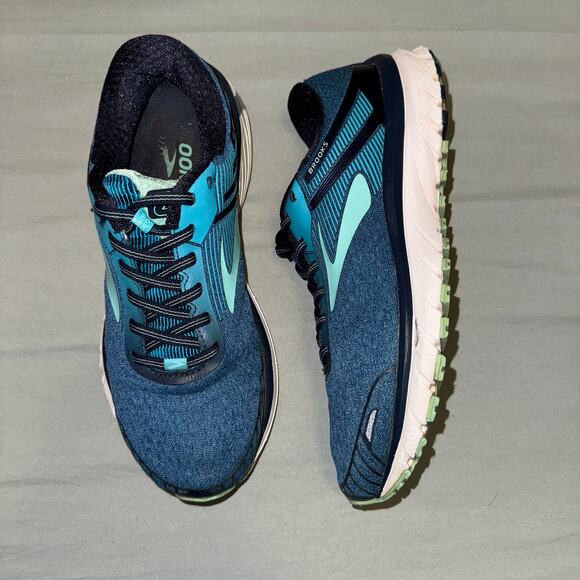 Brooks Adrenaline GTS 18 Blue Women's 9M Running Shoes 1202681B495 - Picture 4 of 10